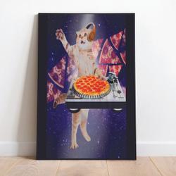 pizza cat space Dj Premium Matte Vertical Poster Meaningful Gift For Family Gift For Boyfriend Valentine Gift Birthday Gift Holiday Gift