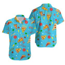 Pizza Hawaiian Shirt, Pizza Mom, Pizza Lover Gift, Fast Food Shirts, Gift For Him Gift For Your Girlfriend Boyfriend Gift For Love Gift For Friend Best Valentine Present Holiday Gift