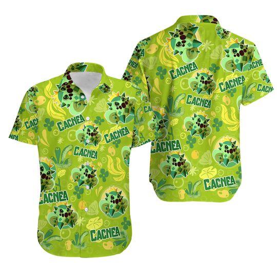 PKM Cacnea Cute Under Water Type hawaiian shirt Gift For Your Girlfriend Boyfriend Gift For Love Gift For Friend Best Valentine Present Holiday Gift
