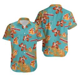 PKM Chazirard Hawaiian Flower Pattern Shirt Gift For Your Girlfriend Boyfriend Gift For Love Gift For Friend Best Valentine Present Holiday Gift
