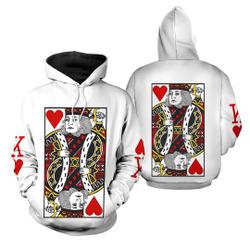 Playing Cards 3D Hoodies Meaningful Gift For Love Holiday Gift