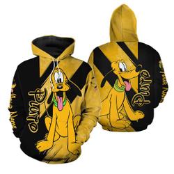 Pluto Disney 3D Printed Hoodie