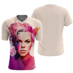 P!NK Women's Singer Print T-Shirt Meaningful Gift For Family Gift For Boyfriend Valentine Gift