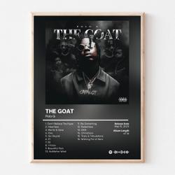 Polo G - The Goat - Album Print - Polo G Poster Meaningful Gift For Family Gift For Boyfriend Valentine Gift Birthday Gift Holiday Gift