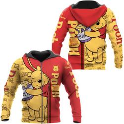 Pooh Bear Disney Pooh Zip Hoodie