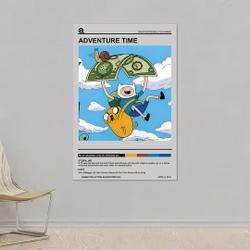 Adventure Time Tv Show Poster Meaningful Gift For Family Gift For Boyfriend Valentine Gift Birthday Gift Holiday Gift
