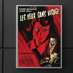Vintage Movie Poster Eyes without a face Premium Matte Vertical Poster Meaningful Gift For Family Gift For Boyfriend Valentine Gift Birthday Gift Holiday Gift