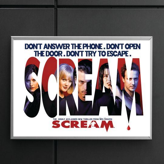 Scream 1 horror movie poster Premium Matte Vertical Poster Meaningful Gift For Family Gift For Boyfriend Valentine Gift Birthday Gift Holiday Gift