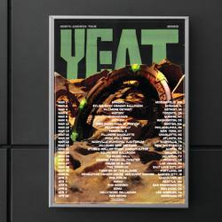 Yeat  2023 Tour North American Tour Poster Meaningful Gift For Family Gift For Boyfriend Valentine Gift Birthday Gift Holiday Gift