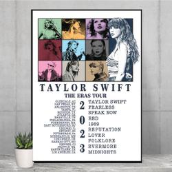 The Eras Tour , Taylor poster Meaningful Gift For Family Gift For Boyfriend Valentine Gift Birthday Gift Holiday Gift