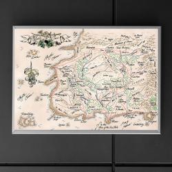 wheel of time map Premium Matte Vertical Poster Meaningful Gift For Family Gift For Boyfriend Valentine Gift Birthday Gift Holiday Gift