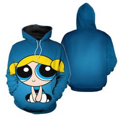 Power Puff Girls 3D full over print Hoodie