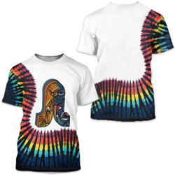 Pretty Lights Tie Dyed 3D T Shirt Meaningful Gift For Family Gift For Boyfriend Valentine Gift