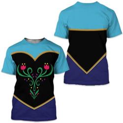 Princess Anna 3D Tshirt Meaningful Gift For Family Gift For Boyfriend Valentine Gift