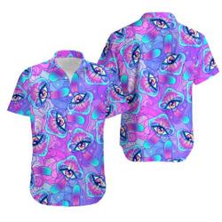 Psychedelic Hawaiian Shirt Gift For Your Girlfriend Boyfriend Gift For Love Gift For Friend Best Valentine Present Holiday Gift