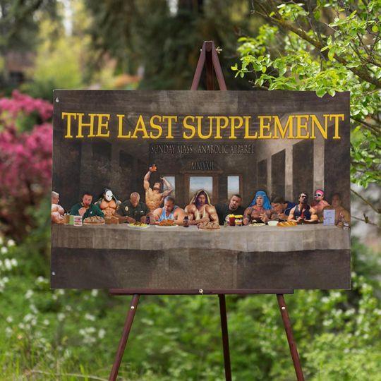 The Last Supplement Flag Fitness Motivation Poster Meaningful Gift For Family Gift For Boyfriend Valentine Gift Birthday Gift Holiday Gift
