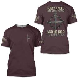 Only Kneel For One 3D Tshirt Meaningful Gift For Family Gift For Boyfriend Valentine Gift