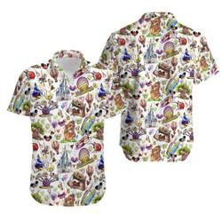 Disney Parks Food Hawaiian Shirt, Summer 2023 Unisex Hawaiian Trip Shirts Gift For Your Girlfriend Boyfriend Gift For Love Gift For Friend Best Valentine Present Holiday Gift