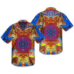 Fox Mandala Pattern Hawaiian Shirt Gift For Your Girlfriend Boyfriend Gift For Love Gift For Friend Best Valentine Present Holiday Gift