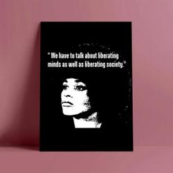 ANGELA DAVIS Poster Meaningful Gift For Family Gift For Boyfriend Valentine Gift Birthday Gift Holiday Gift