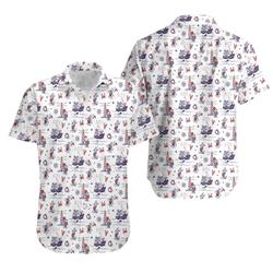 Cruise Hawaiian Print Shirt  - Disney Cruise - Dad Disney Nautical- Men's Hawaiian Shirt Gift For Your Girlfriend Boyfriend Gift For Love Gift For Friend Best Valentine Present Holiday Gift