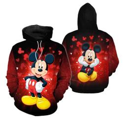 Mickey Mouse Red Disney 3D Hoodie