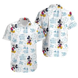 Mickey Mouse Pattern 3D All Over Printed Hawaiian Shirt Gift For Your Girlfriend Boyfriend Gift For Love Gift For Friend Best Valentine Present Holiday Gift