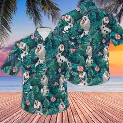 Olaf hawaiian shirt, frozen hawaiian shirt Gift For Your Girlfriend Boyfriend Gift For Love Gift For Friend Best Valentine Present Holiday Gift