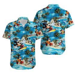 Disney Mickey Mouse Hawaiian Shirt, Mickey Mouse Hawaiian Shirt, Summer Trip Family Hawaiian Shirt Gift For Your Girlfriend Boyfriend Gift For Love Gift For Friend Best Valentine Present Holiday Gift