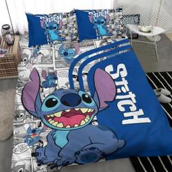 Stitch Bedding Set, Stitch Pillowcase, Funny Stitch Bedding, Stitch Bed Set, Stitch Lover, Stitch Bedroom Decor, Gifts For Her