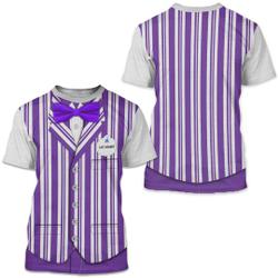 Purple Dapper Dan Women Shirt, The Dapper Dans Costume 3D tshirt Meaningful Gift For Family Gift For Boyfriend Valentine Gift