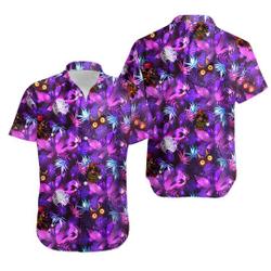 Purple The Legend Of Zelda Majora & Korok Hawaiian Shirt Gift For Your Girlfriend Boyfriend Gift For Love Gift For Friend Best Valentine Present Holiday Gift