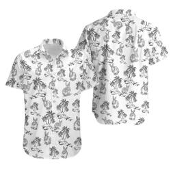 Rabbit Hawaiian Shirt Gift For Your Girlfriend Boyfriend Gift For Love Gift For Friend Best Valentine Present Holiday Gift