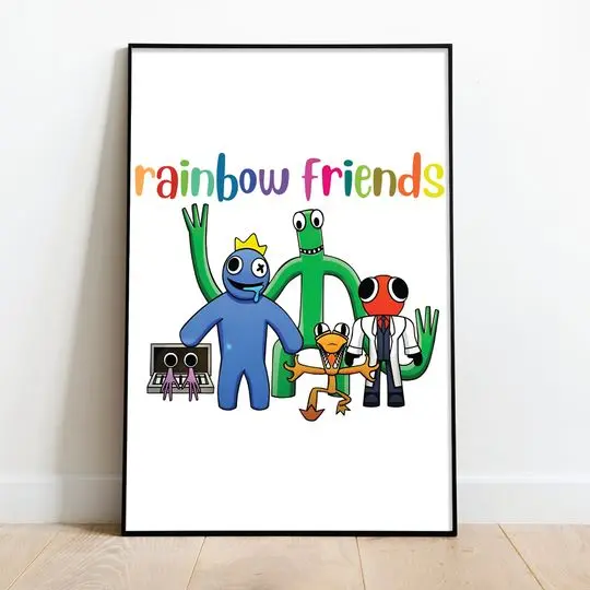 rainbow friends Premium Matte Vertical Poster Meaningful Gift For Family Gift For Boyfriend Valentine Gift Birthday Gift Holiday Gift