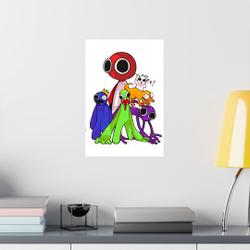 rainbow friends  rainbow friends blue rainbow friends green rainbow friends orange Premium Matte Vertical Poster Meaningful Gift For Family Gift For Boyfriend Valentine Gift Birthday Gift Holiday Gift