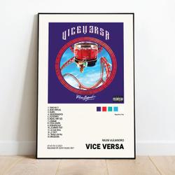 Rauw Alejandro / VICE VERSA Album Cover Poster Meaningful Gift For Family Gift For Boyfriend Valentine Gift Birthday Gift Holiday Gift