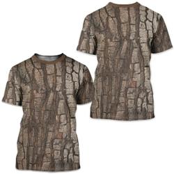 Real Tree Bark Print Shirt Meaningful Gift For Family Gift For Boyfriend Valentine Gift