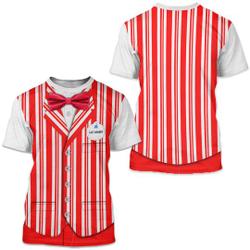 Red Dapper Dan Shirt, The Dapper Dans Costume 3D tshirt Meaningful Gift For Family Gift For Boyfriend Valentine Gift