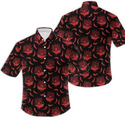 Red Hot Chilli Pepper Hawaiian Shirt Gift For Your Girlfriend Boyfriend Gift For Love Gift For Friend Best Valentine Present Holiday Gift