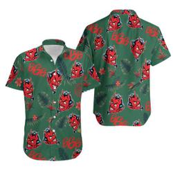 Red Satan Devil Face Hawaiian Shirt Gift For Your Girlfriend Boyfriend Gift For Love Gift For Friend Best Valentine Present Holiday Gift