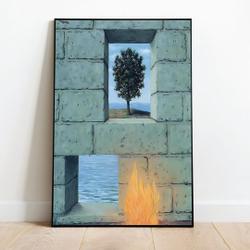 Rene Magritte - Mental Complacency Premium Matte Vertical Poster Meaningful Gift For Family Gift For Boyfriend Valentine Gift Birthday Gift Holiday Gift