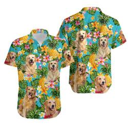 Retriever Dog Shirt Retriever Dog Hawaiian Shirt, Aloha Hawaiian Gift For Your Girlfriend Boyfriend Gift For Love Gift For Friend Best Valentine Present Holiday Gift