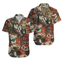Retro Japanese Hawaiian Shirt Gift For Your Girlfriend Boyfriend Gift For Love Gift For Friend Best Valentine Present Holiday Gift