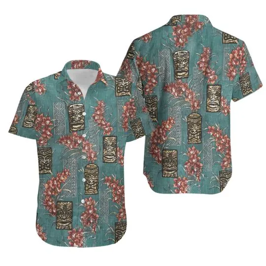 Reyn Spooner Tiki Aloha Shirt Gift For Your Girlfriend Boyfriend Gift For Love Gift For Friend Best Valentine Present Holiday Gift