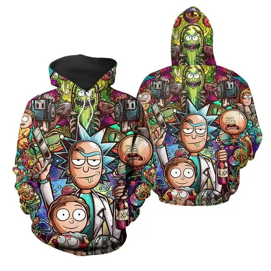 Rick And Rickandmorty Adult Anime Hoodies