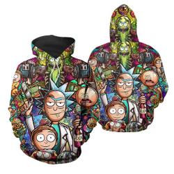 Rick And Rickandmorty Adult Anime Hoodies