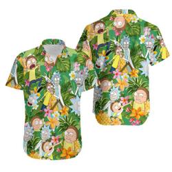 Rick And Rickandmorty Hawaiian Shirt Gift For Your Girlfriend Boyfriend Gift For Love Gift For Friend Best Valentine Present Holiday Gift