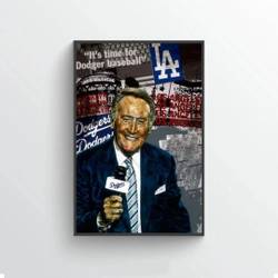 Rip Vin Scully Poster, Rip Vin Scully Premium Matte Vertical Posters Meaningful Gift For Family Gift For Boyfriend Valentine Gift Birthday Gift Holiday Gift