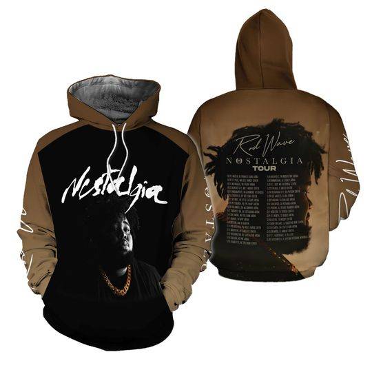 Rod Wave Nostalgia Concert Rap Hoodie 3D