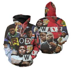 Rod Wave Nostalgia Concert Rap Hoodie 3D, World Tour 2023 3D Hoodie